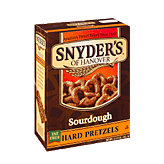 Snyder's Of Hanover Pretzels Hard Sourdough Fat Free Left Picture